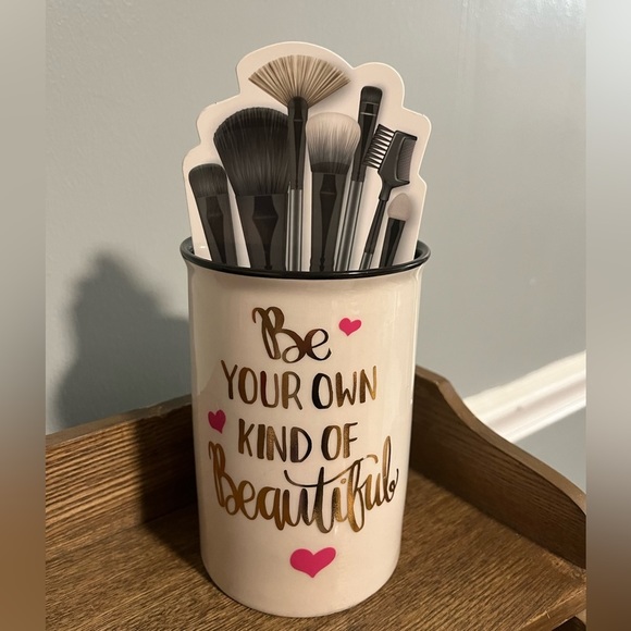 MY Beauty Spot āBe Your Own Kind Of Beautifulā Cosmetic Brush Holder, New - Picture 3 of 6